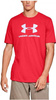 KOSZULKA UNDER ARMOUR M SPORTSTYLE LOGO SS RED