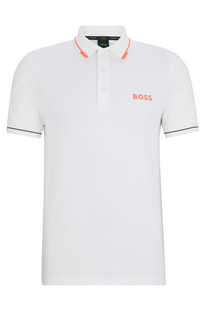 Koszulka Polo męska BOSS Paul Pro BIANCO slim fit biała (50506203-101)