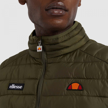 Kamizelka pikowana męska Ellesse Bardy Gilet Khaki bezrękawnik przejściowy zielony (SHS08747-506)