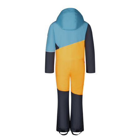 Kombinezon zimowy dziecięcy Trollkids Kids Hallingdal Snowsuit śnieżny niebieski/żółty (350-196)