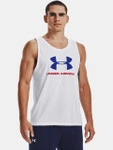 Koszulka sportowa męska Under Armour treningowa biała (1329589-104)