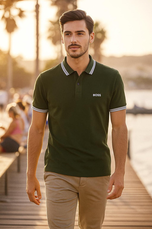 Koszulka polo BOSS Paddy  zielony (50469055-355)