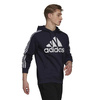 Bluza z kapturem męska Adidas Performance M BL3S FL HD duże logo na środku granatowa (H14642)