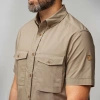 Koszula z długim rękawem męska Fjällräven Övik Air Stretch SS Shirt M Suede Brown (F12600213-244)