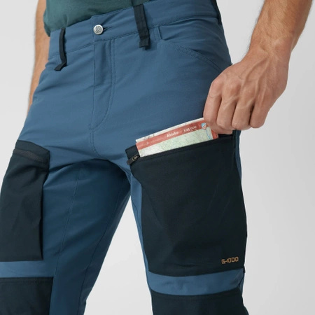 Spodnie męskie Fjällräven Keb Agile Trousers M Indigo Blue-Dark Navy (F86411-534-555)