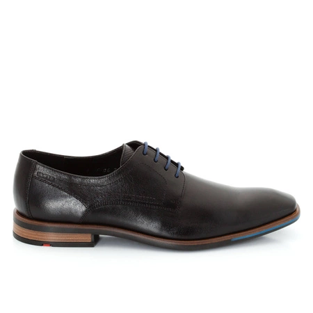 Wyprzedaż - Półbuty męskie czarne Lloyd DON (16-069-10)