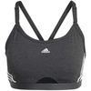 Stanik sportowy adidas Aeroreact Training Light-Support 3-Stripes Bra W (HC7870)