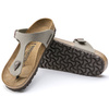 Japonki damskie Birkenstock Gizeh Stone Birko-Flor narrow na wąską stopę szare (0043393)
