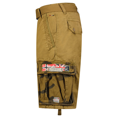 Bermudy Geographical Norway PASTEQUE EO MEN 063 khaki męska (SX1425H/GNO-Kaki)