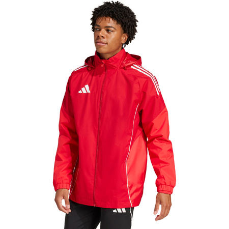 Kurtka męska adidas Tiro 25 Competition All-Weather czerwona (JI6503)