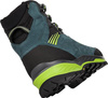 Buty trekkingowe męskie Lowa CADIN GTX II MID steel blue/lime gore-tex zimowe wodoodporne (210095 9701)