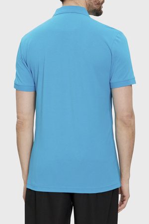 Wyprzedaż - Koszulka Polo męska BOSS Paule Turquoise/Aqua slim fit turkusowa (50512789-442)