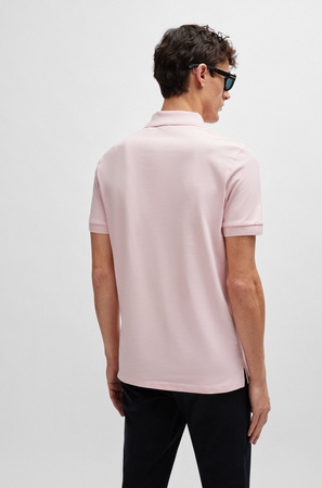 Koszulka Polo męska BOSS Pallas Light/Pastel Pink regular fit różowa (50468301-688)