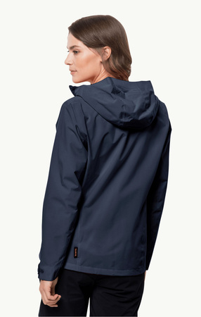 Wyprzedaż - Kurtka przeciwdeszczowa damska Jack Wolfskin Pack & Go Shell W (1111514_1010)