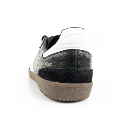 Skechers Kickoff buty sportowe damskie sneakersy czarne skórzane (185232/BKW)