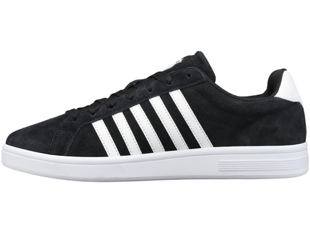 Buty sportowe K-Swiss Court Tiebreak SDE sneakersy zamszowe tenisówki czarne (07012-002-M)