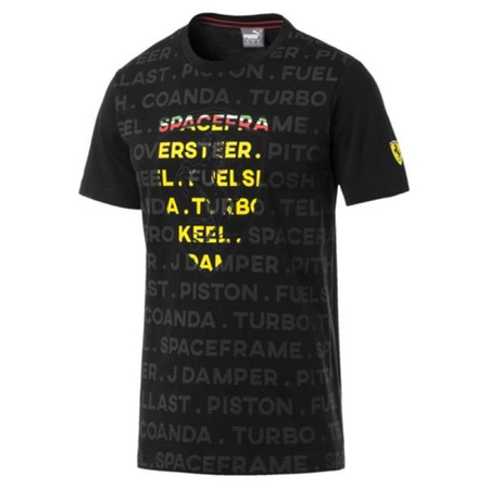 Męski T-shirt PUMA SF BIG SHIELD TEE w kolorze czarnym (577828-02)
