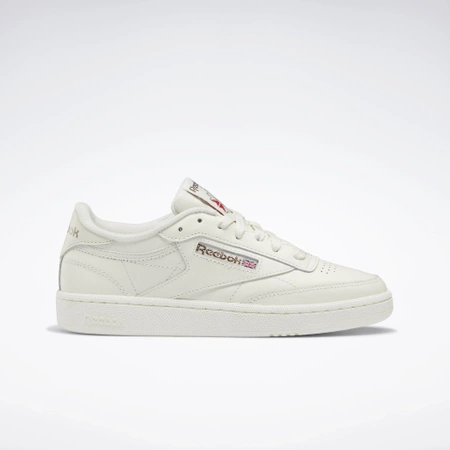Wyprzedaż - Buty sportowe damskie Reebok Club C 85 Vintage W Chalk Alabaster stylowe sneakersy białe (100025379)