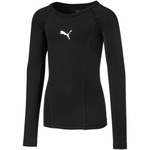 Koszulka dla dzieci Puma Liga Baselayer Tee LS czarna (655921 03)