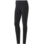 Legginsy damskie Reebok TE COTTON LEGGING sportowe z wysoką talią treningowe czarne (FK6664)