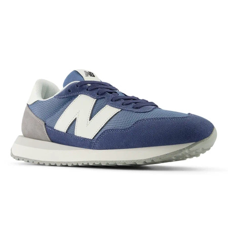 Sneakersy męskie New Balance 237 zamszowe buty sportowe niebieskie (MS237LBW)