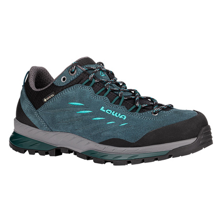 Damskie buty trekkingowe Lowa Delago GTX Lo Ws petrol/aquamarin gore-tex (220093 7472)