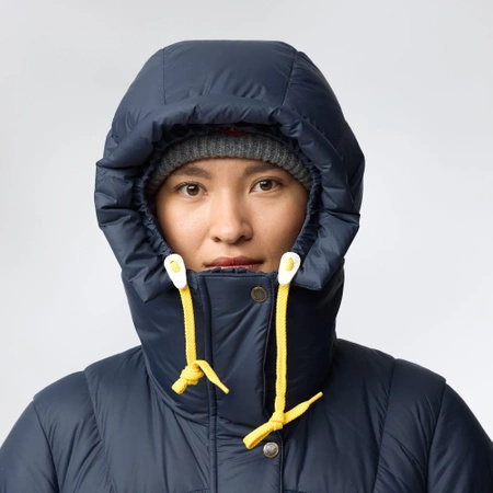 Kurtka puchowa ocieplana damska Fjällräven Expedition Long Down Parka W Navy (F86126-560)