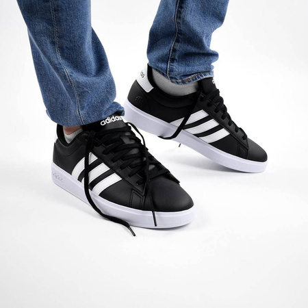 Buty sportowe adidas GRAND COURT 2.0 czarno-białe tenisówki (GW9196)