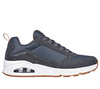Wyprzedaż - Buty sportowe męskie Skechers Uno Stacre sneakersy granatowe (52468-CHAR)