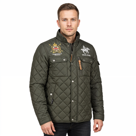 Kurtka męska Geographical Norway BELIFICIO MEN 001 KAKI (WY4492H/GN-KAKI)