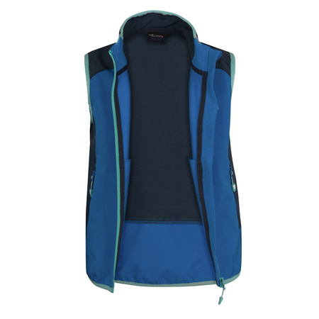 Kamizelka sportowa dziecięca dla chłopca/dziewczynki Trollkids Kids Balestrand Vest cobalt blue/dark navy/dusky turquoise (620-199)