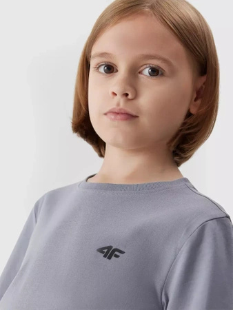 Koszulka dziecięca 4F 4FJAW23TTSHM0795-34S grey ( 4FJAW23TTSHM0795-34S)