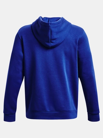 Bluza kangurka męska UNDER ARMOUR Essential Fleece sportowa niebieska (1373880-400)