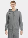 Bluza sportowa męska PUMA team GOAL grey z kapturem regulowana szara (656708-33)