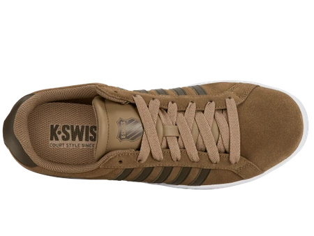 Buty sportowe męskie K-Swiss Court Tiebreak SDE tenisówki sneakersy zamszowe brązowe (07012-230-M)