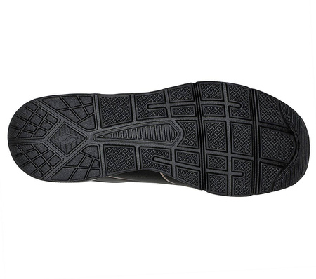 Wyprzedaż - Damskie sneakersy sportowe Skechers UNO 2 GOLDEN TRIM czarne (155637-BKGD)