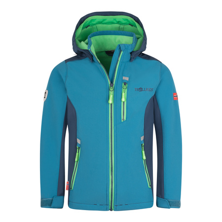 Kurtka softshell Trollkids Kids Balestrand Jacket dla chłopca/dziewczynki (618-104)