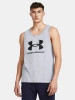 Bezrękawnik treningowy męski UNDER ARMOUR bawełniany szary (57723/1382883-035 )