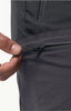 Wyprzedaż - Spodenki trekkingowe męskie Jack Wolfskin Active Track Shorts Men phantom czarne (1503791_6350)