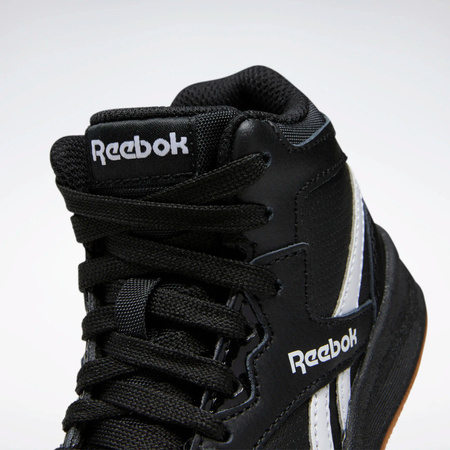 Buty sportowe młodzieżowe Reebok BB4500 Court sneakersy juniorskie wysokie za kostkę czarne (GV7028)