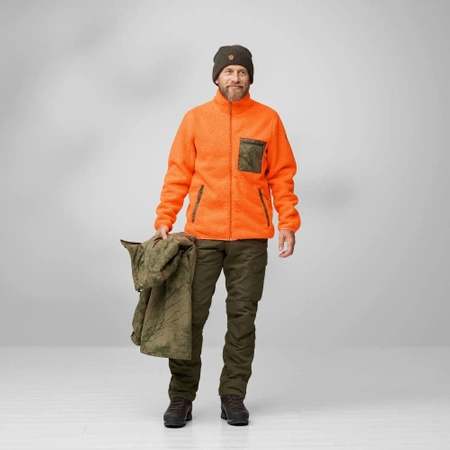 Kurtka ocieplana męska Fjällräven Barents 3 in 1 Hydratic Jacket M Green Camo (F12500158-626)