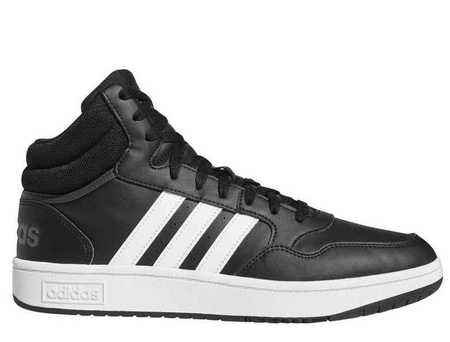 Buty sportowe męskie Adidas Hoops 3.0 Mid Classic Vintage sneakersy wysokie czarne (GW3020)