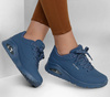 Sneakersy damskie Skechers Uno-Stand On Air buty sportowe niebieskie (73690-BLU)