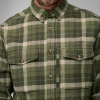 Koszula z długim rękawem męska Fjällräven Värmland Heavy Flannel Shirt M Green-Deep Forest (F88398-620-662)