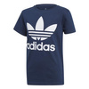 T-shirt bawełniany chłopięcy Adidas Originals TREFOIL TEE koszulka bawełniana niebieska (GD2679)