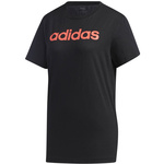 Koszulka damska adidas Essentials Linear Loose Tee czarna (GL6333)