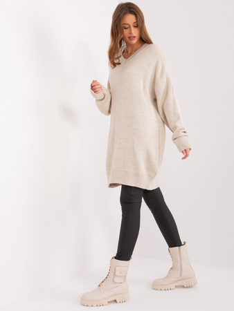 Sweter-LC-SW-0341.12P-beżowy (LC-SW-0341.12P)