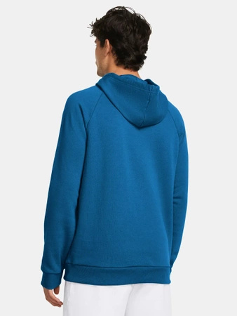 Bluza męska Under Armour UA Rival Fleece niebieska z kapturem  (1379757-406)