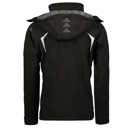 Kurtka softshell męska Geographical Norway TECHNO BLACK BS3 MEN 007 czarna (WR440H-GN-BLACK)