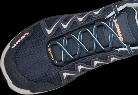 Buty trekkingowe damskie Lowa Innox PRO GTX Lo Ws Gore-Tex navy/lachs oddychające granatowe (320709 6959)